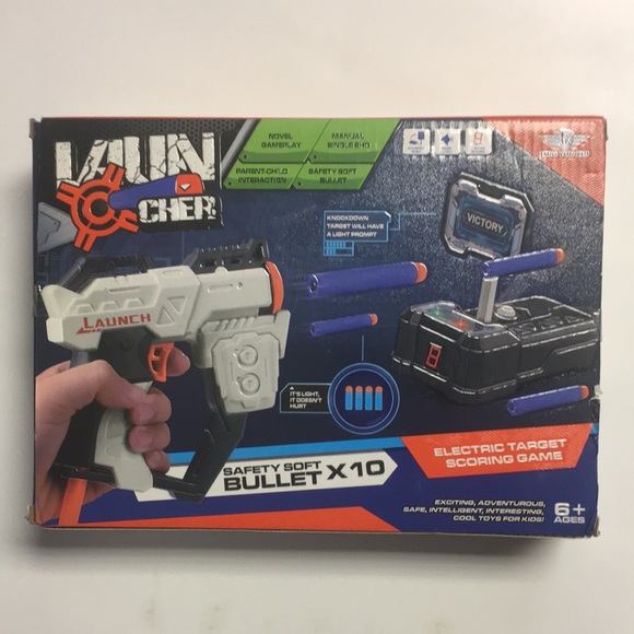 Nerf Launcher & Electric Target Scoring Game Set - Picture 6 of 13